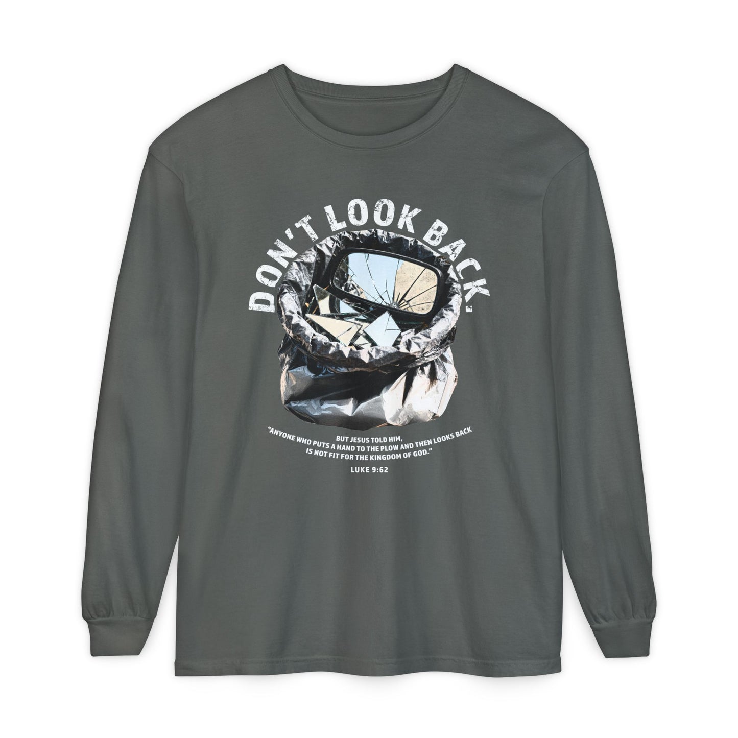 Don't Look Back Luke 9:62 T-Shirt — Inspirational Bible Verse Tee