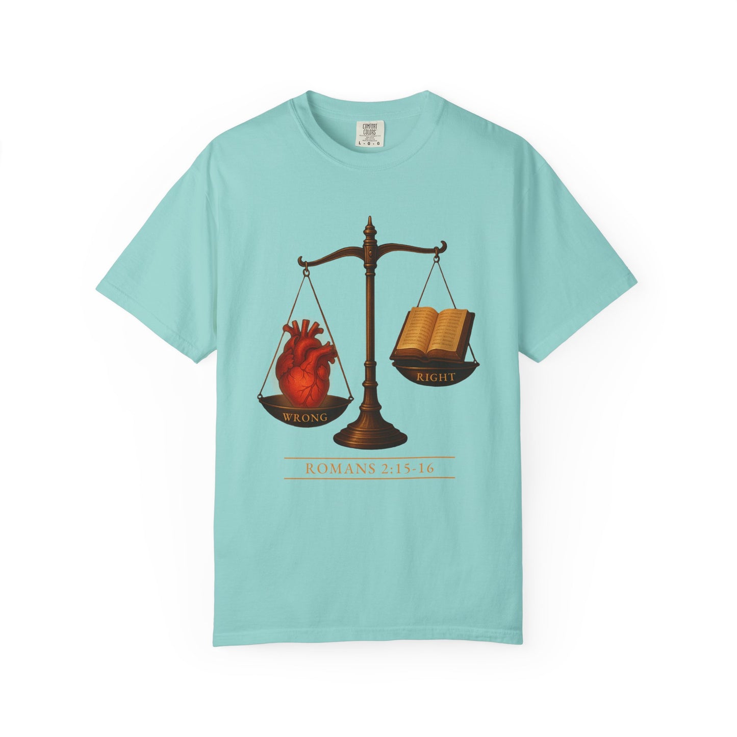 "Romans 2:15-16" 100% Cotton T-Shirt