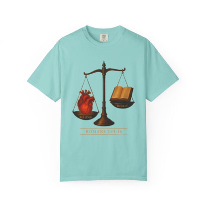 "Romans 2:15-16" 100% Cotton T-Shirt