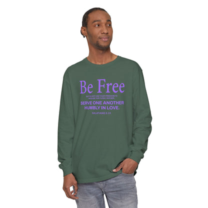 Be Free "Galatians 5:13" PURPLE