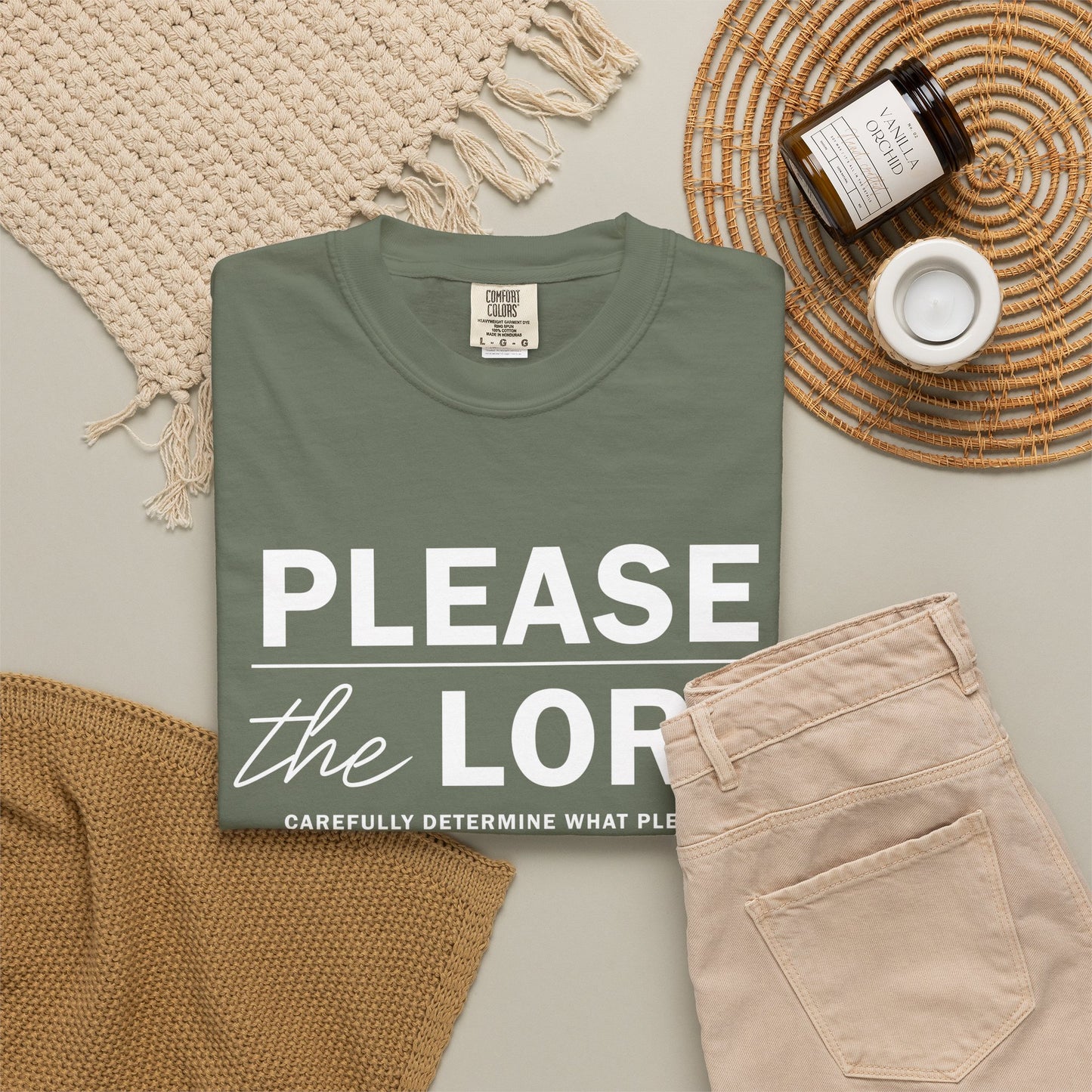 Please the Lord Ephesians 5:10 T-Shirt 100% Cotton T-Shirt