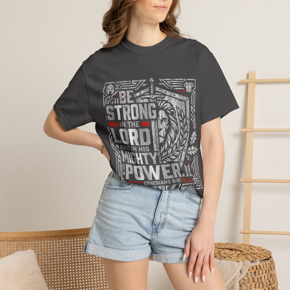 Be Strong in the Lord T-Shirt — Christian Faith Graphic Tee