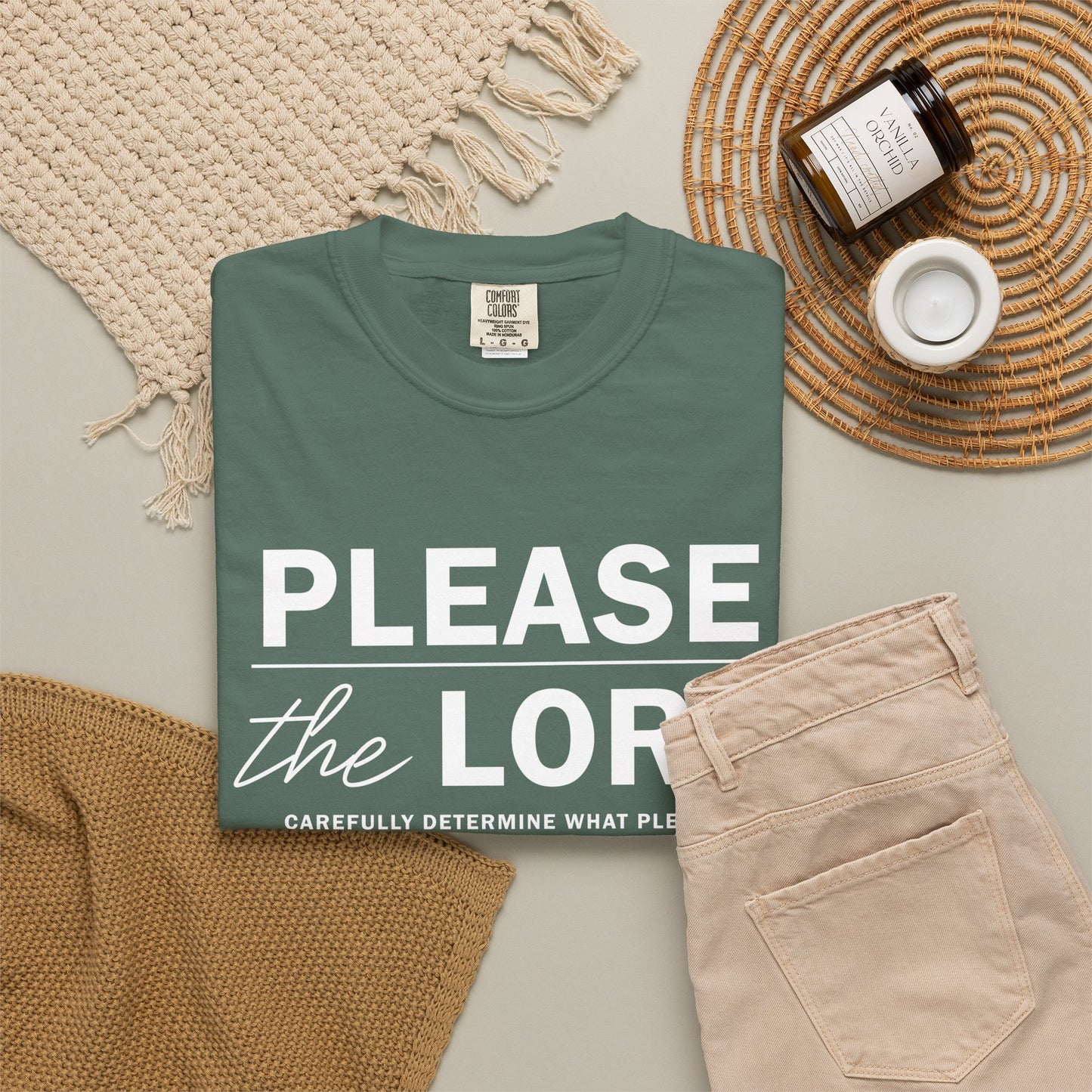 Please the Lord Ephesians 5:10 T-Shirt 100% Cotton T-Shirt
