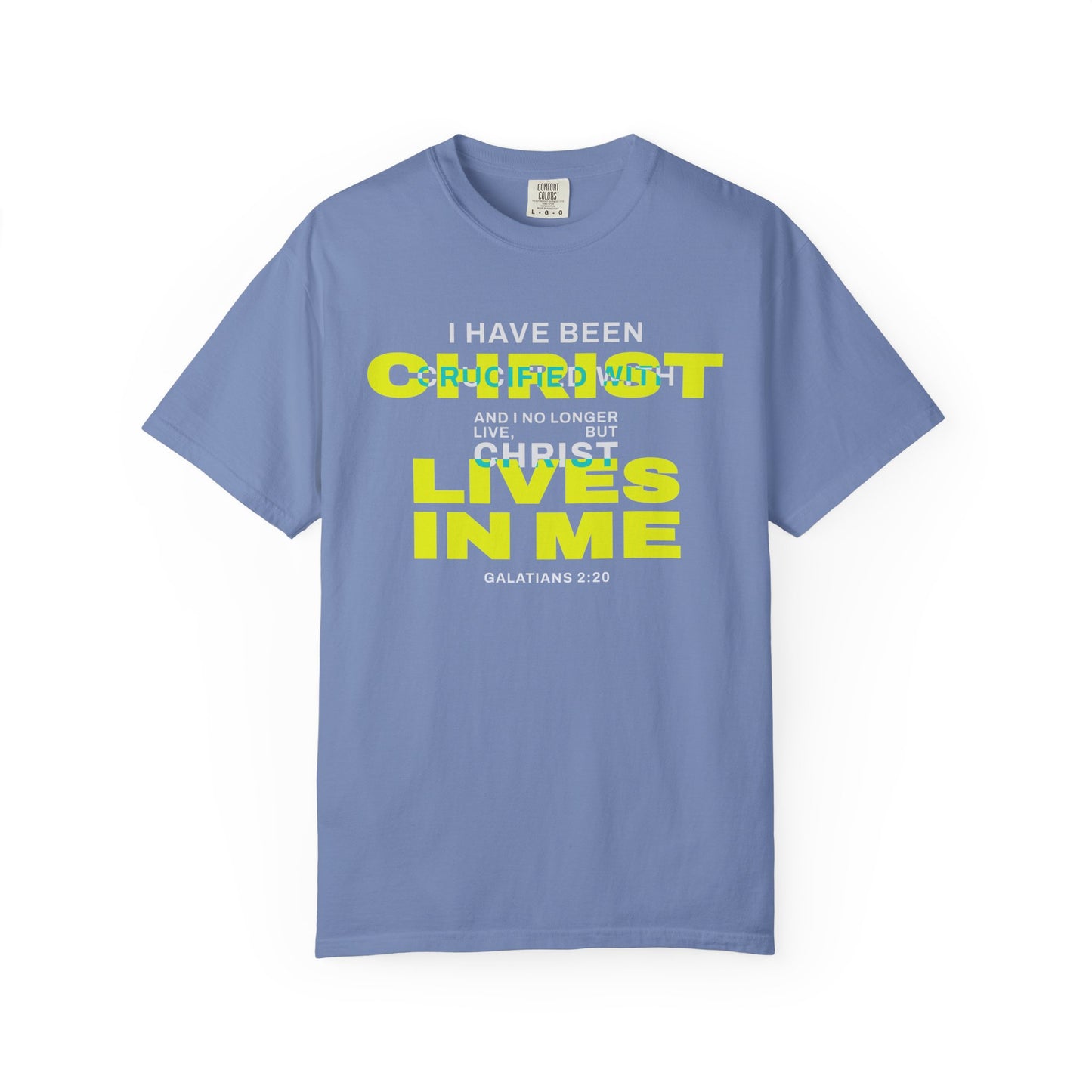 I have been Crucified with Christ "Galatians 2:20" YELLOW 100% Cotton T-Shirt