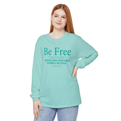 Be Free "Galatians 5:13" Teal