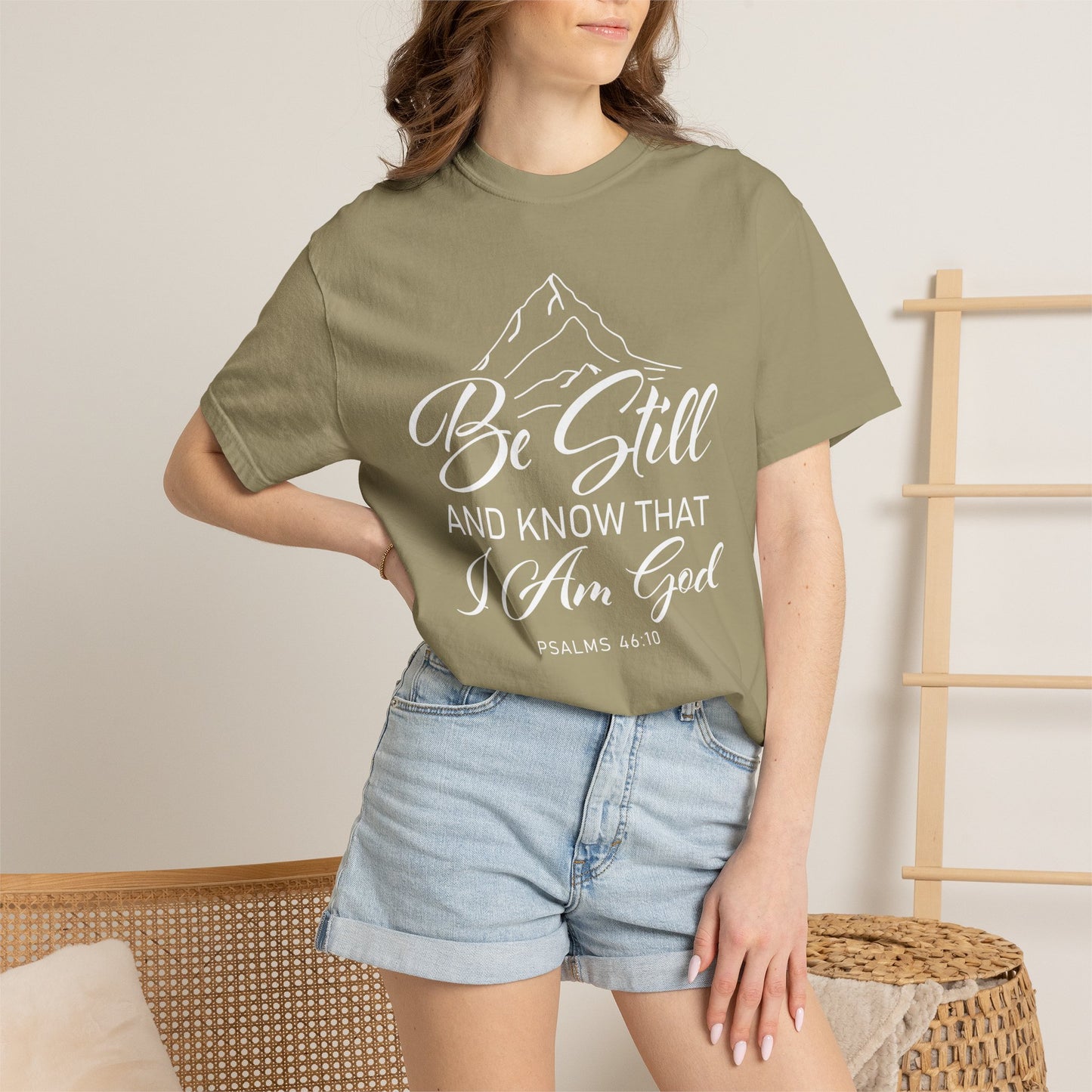 Be Still And Know That "Psalms 46:10" 100% Cotton T-Shirt