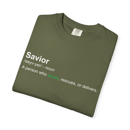 Savior Definition T-Shirt 100% cotton