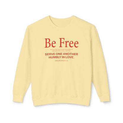 Be Free "Galatians 5:13" Red