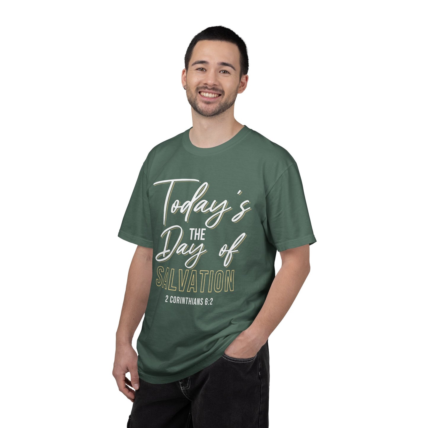Today's The Day Of Salvation "2 Corinthians 6:2" 100% Cotton Shirt