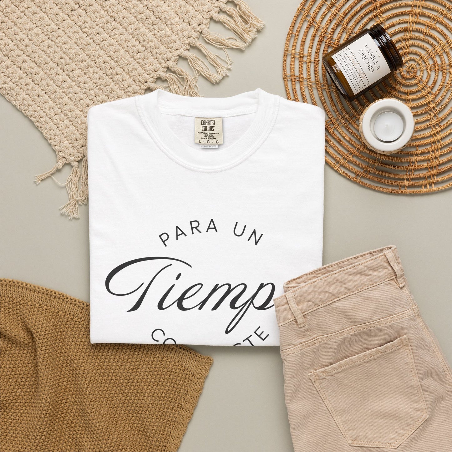 Para un Tiempo Como Este Ester 4:14 100% Cotton T-Shirt — Spanish Wise Woman Bible Verse