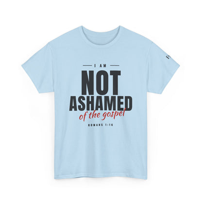 Not Ashamed of the Gospel Christian Faith T-Shirt