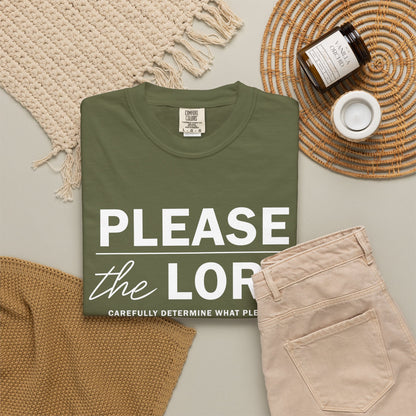 Please the Lord Ephesians 5:10 T-Shirt 100% Cotton T-Shirt