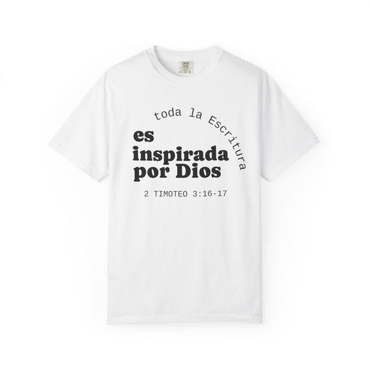 Toda la Escritura es inspirada por Dios  "2 Timoteo 3:16-17"