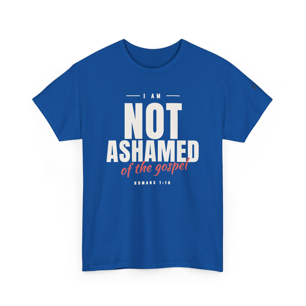 I Am Not Ashamed of the Gospel Faithful Christian T-Shirt