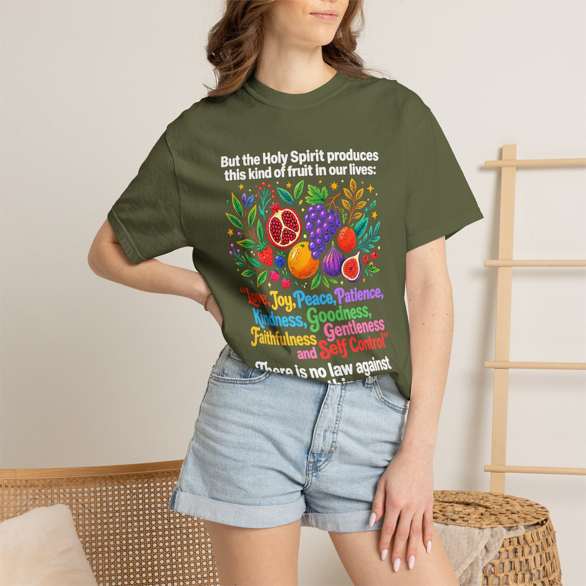 Fruit of the Spirit T‑Shirt — Galatians 5:22‑23 Christian Faith Tee