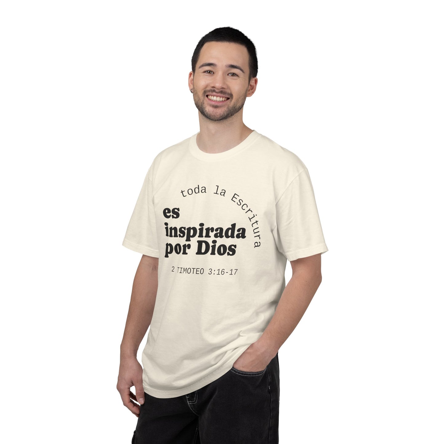Toda la Escritura es inspirada por Dios  "2 Timoteo 3:16-17" 100% Cotton Shirt