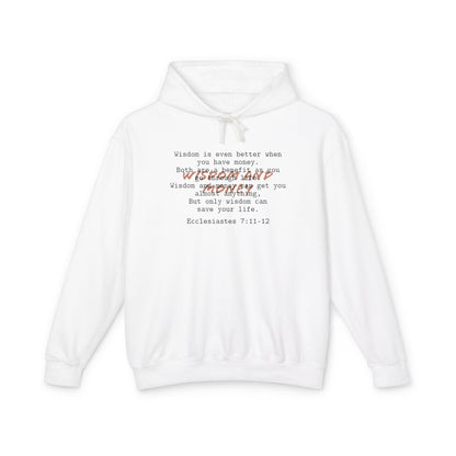 Biblical Wisdom Long Sleeve T-Shirt — Faith Scripture Christian Hoodie