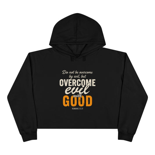 Crop Hoodie — "Child of God" Christian Cropped Hoodie, Inspirational Faith Apparel