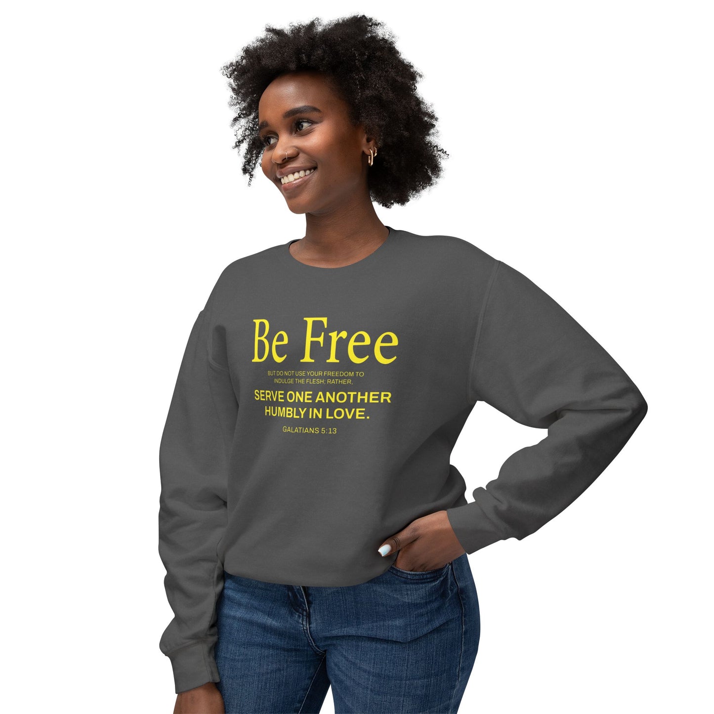 Be Free "Galatians 5:13" YELLOW
