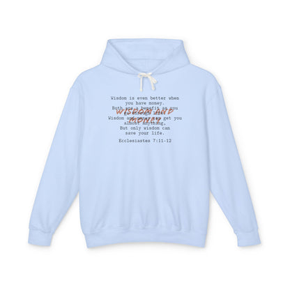 Biblical Wisdom Long Sleeve T-Shirt — Faith Scripture Christian Hoodie