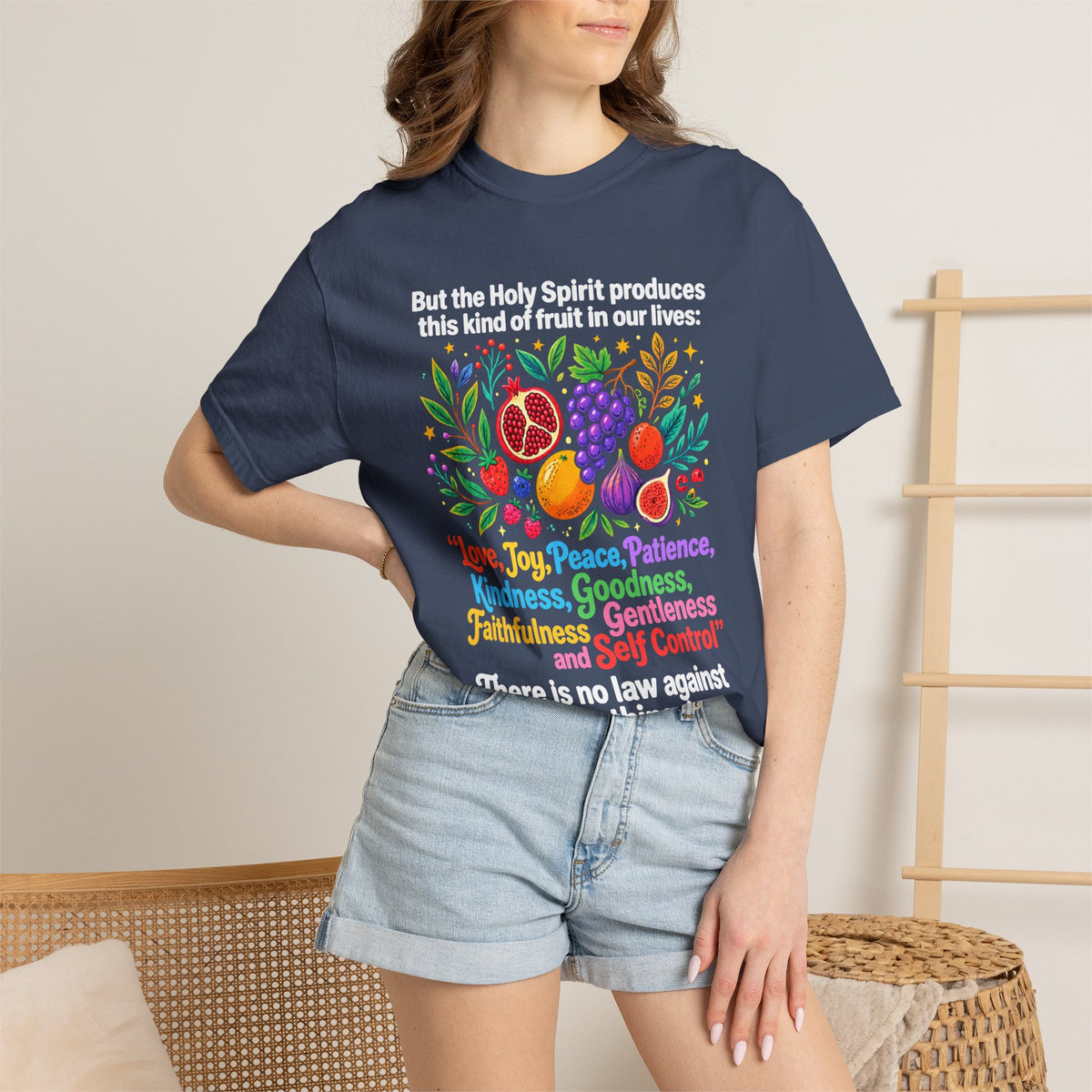 Fruit of the Spirit T‑Shirt — Galatians 5:22‑23 Christian Faith Tee
