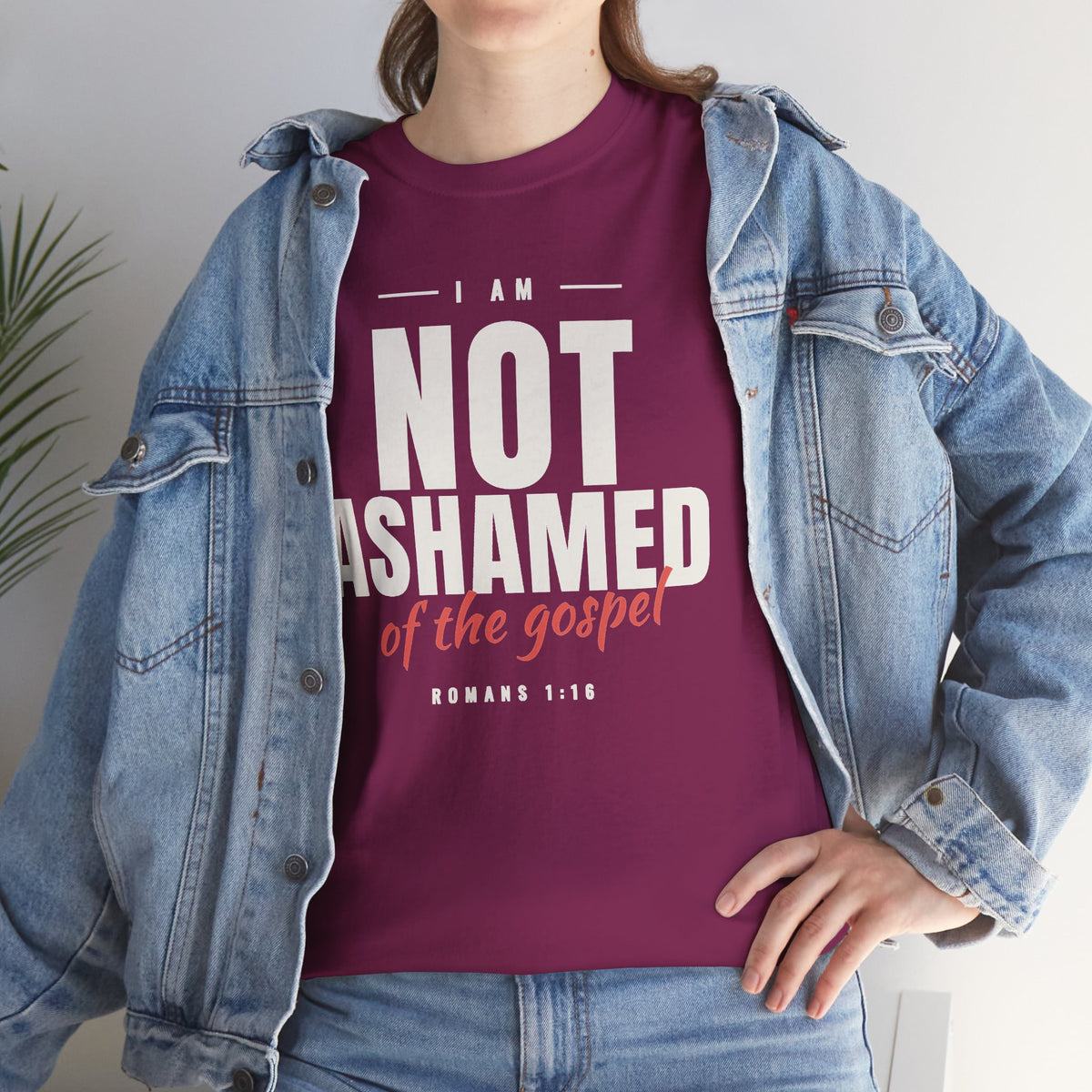 I Am Not Ashamed of the Gospel Faithful Christian T-Shirt