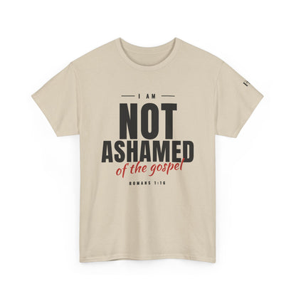 Not Ashamed of the Gospel Christian Faith T-Shirt