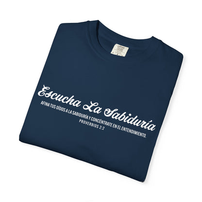 Proverbios 2:2 "Escucha la Sabiduría" T-Shirt