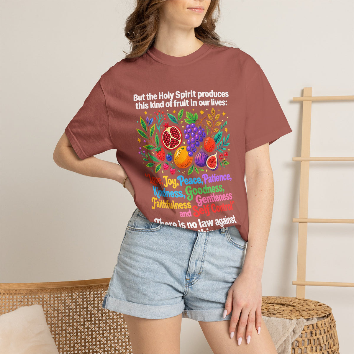 Fruit of the Spirit T‑Shirt — Galatians 5:22‑23 Christian Faith Tee