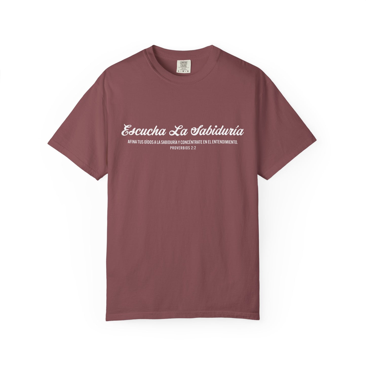Proverbios 2:2 "Escucha la Sabiduría" T-Shirt