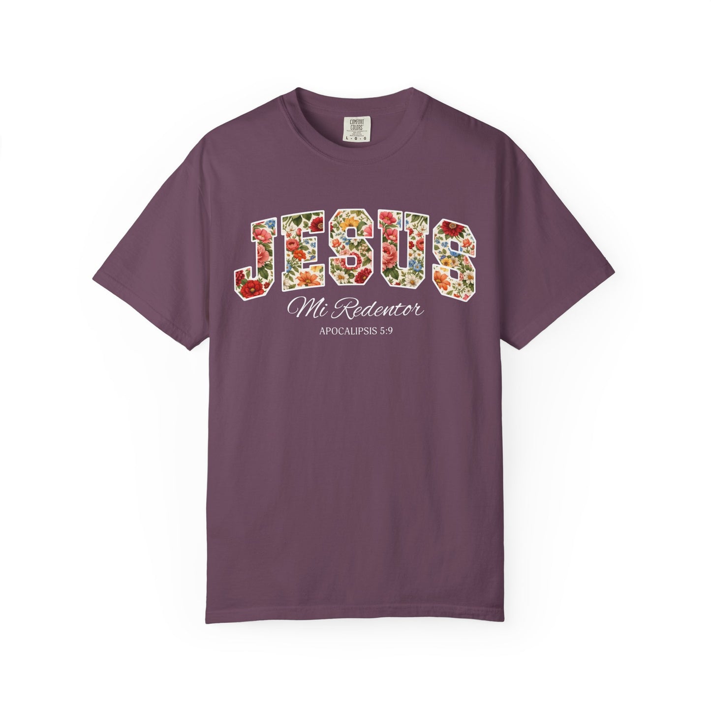 Jesus Mi Redentor T-Shirt — Spanish Christian Faith Tee 100% Cotton