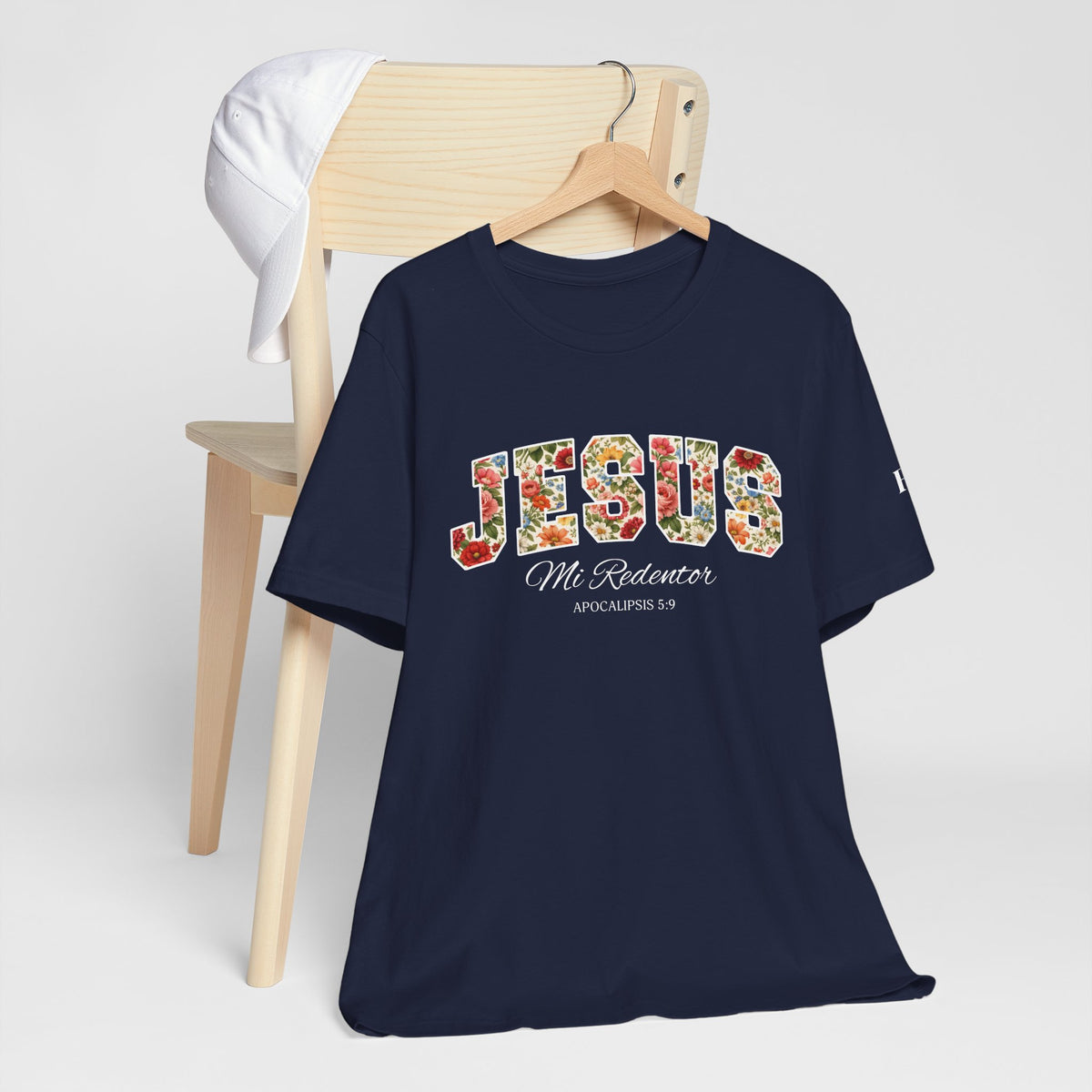 Jesus Mi Redentor Floral Graphic Tee