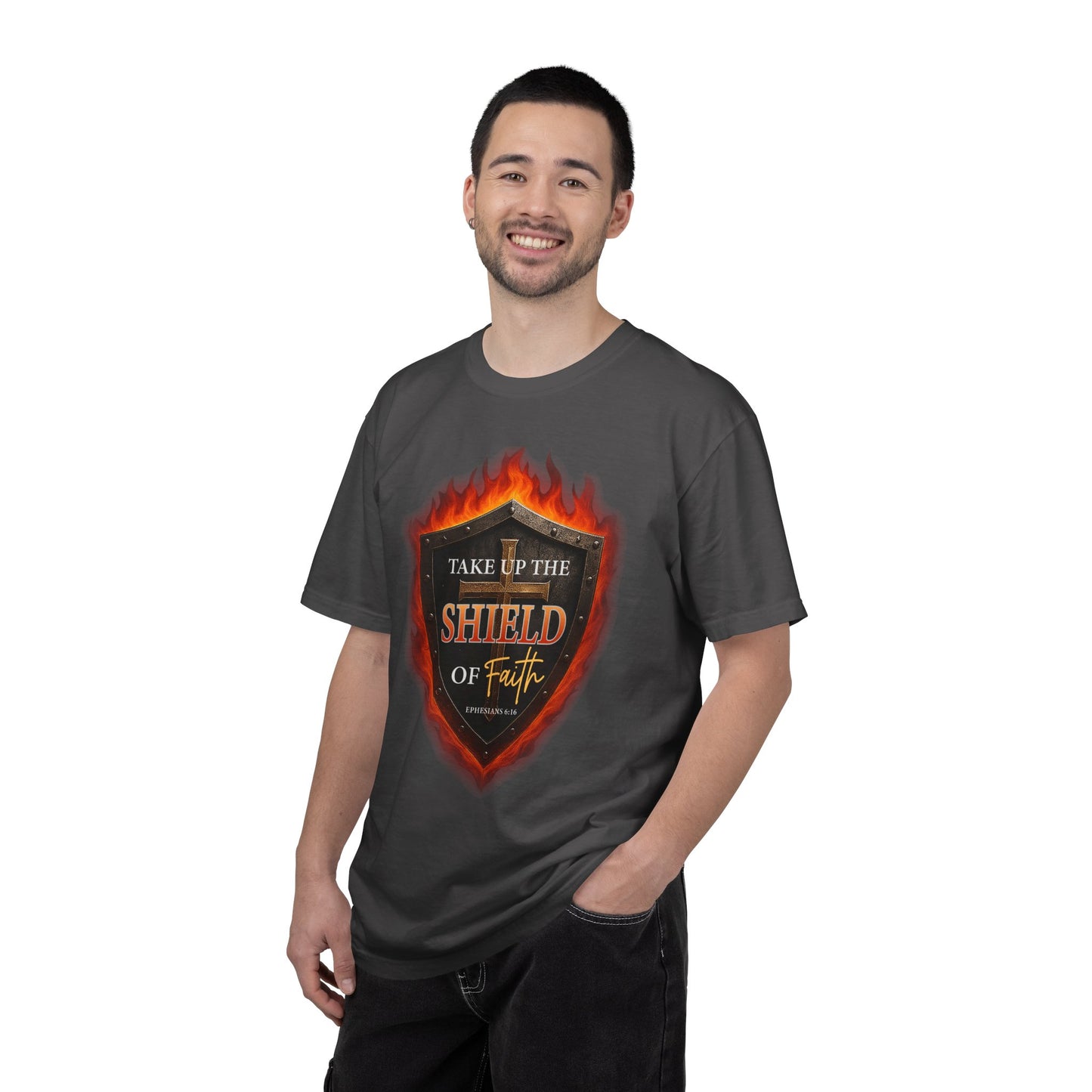 Take Up The Shield of Faith "Ephesians 6:16" 100% Cotton T-Shirt