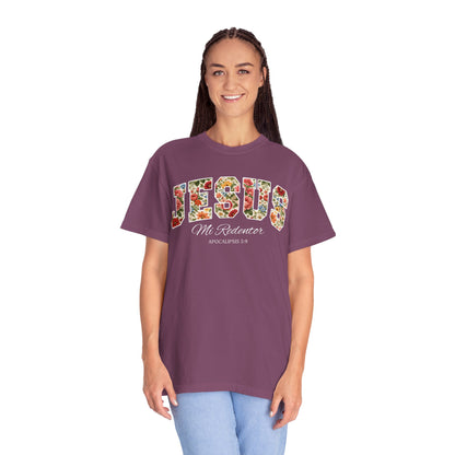 Jesus Mi Redentor T-Shirt — Spanish Christian Faith Tee 100% Cotton