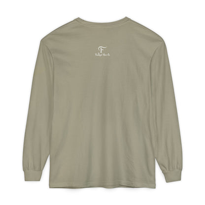 He Left the 99 Long Sleeve — Luke 15:4-7 Christian Crewneck