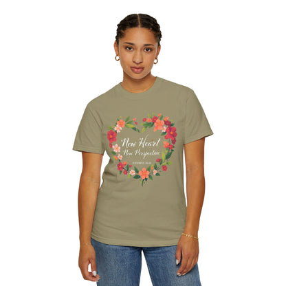 New Heart and New Perspective "Ezekiel 36:26" 100% Cotton T Shirt