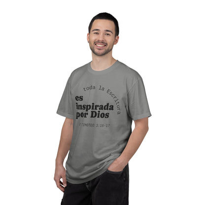 Toda la Escritura es inspirada por Dios  "2 Timoteo 3:16-17" 100% Cotton Shirt