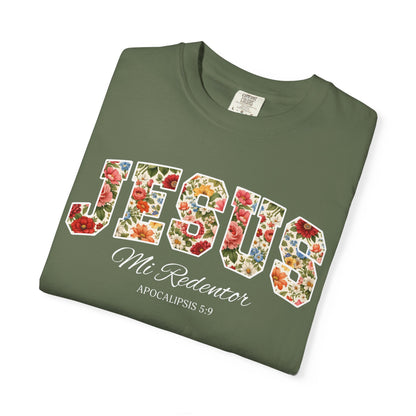 Jesus Mi Redentor T-Shirt — Spanish Christian Faith Tee 100% Cotton