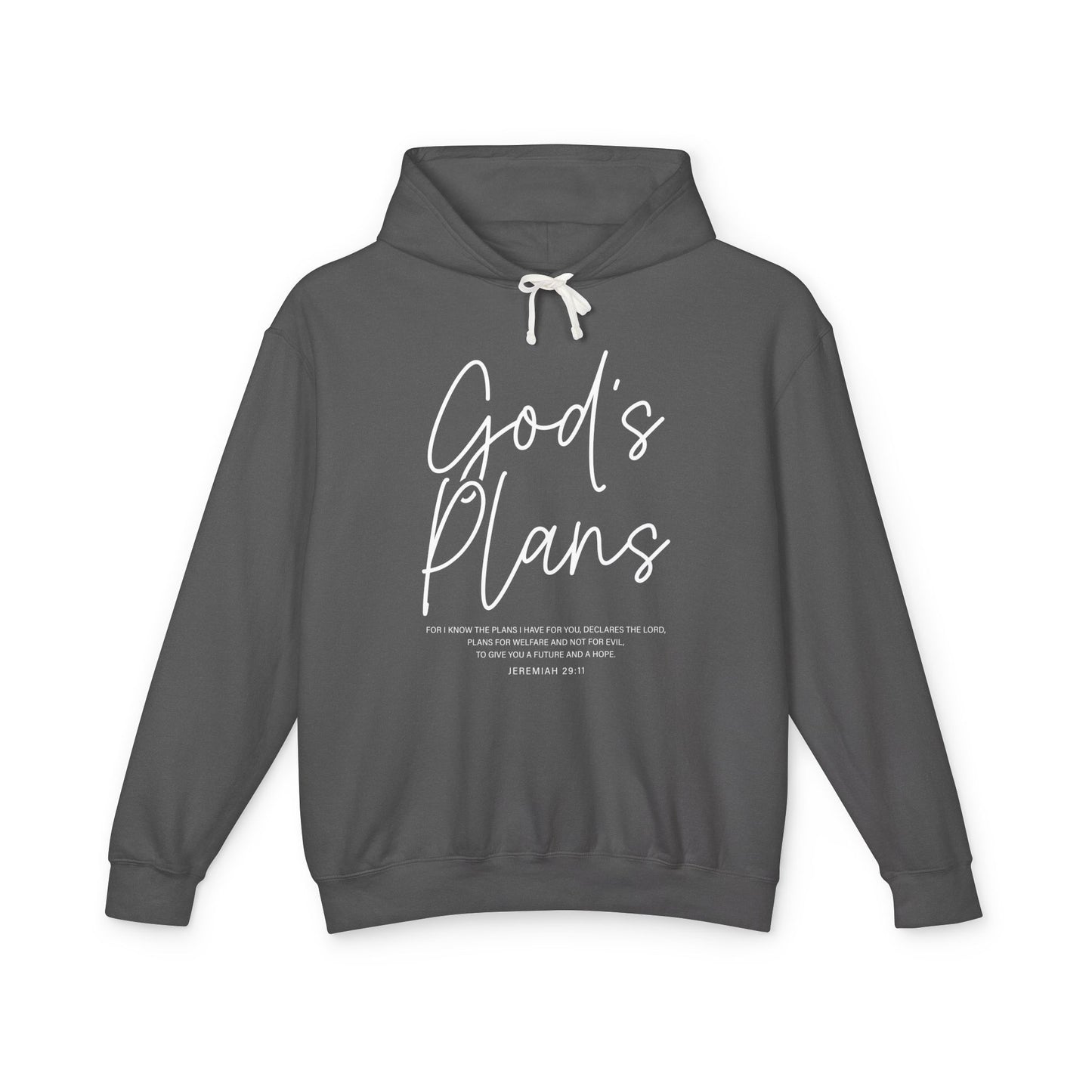 God's Plan Jeremiah 29:11 100% Cotton Hoodie