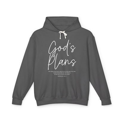 God's Plan Jeremiah 29:11 100% Cotton Hoodie