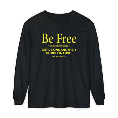 Be Free "Galatians 5:13" Yellow