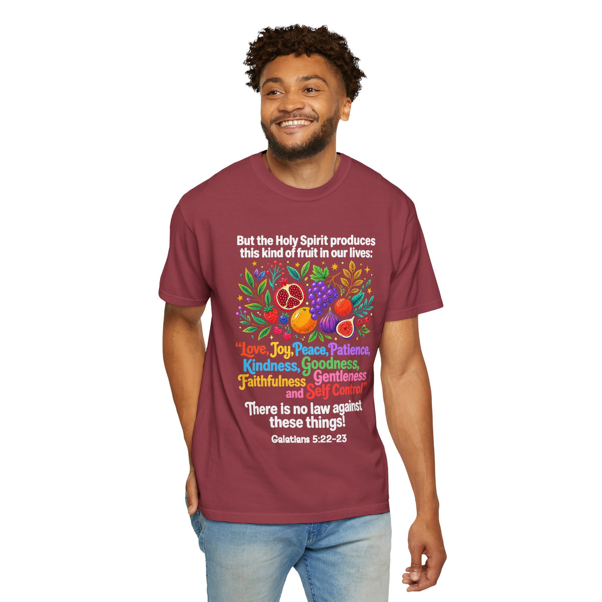 Fruit of the Spirit T‑Shirt — Galatians 5:22‑23 Christian Faith Tee