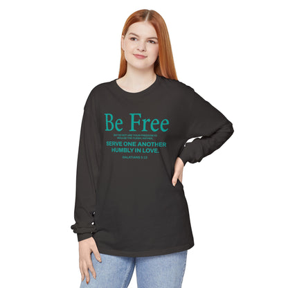 Be Free "Galatians 5:13" Teal