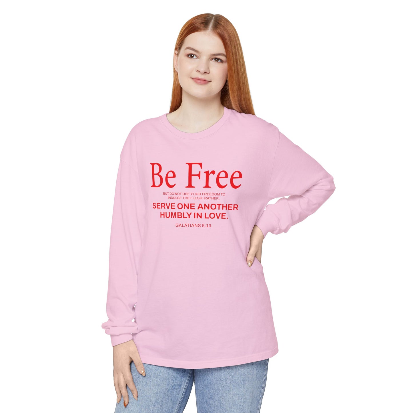 Be Free "Galatians 5:13" RED