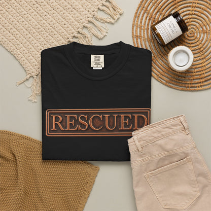 Rescued Colossians 1:13-14 Cotton T-Shirt