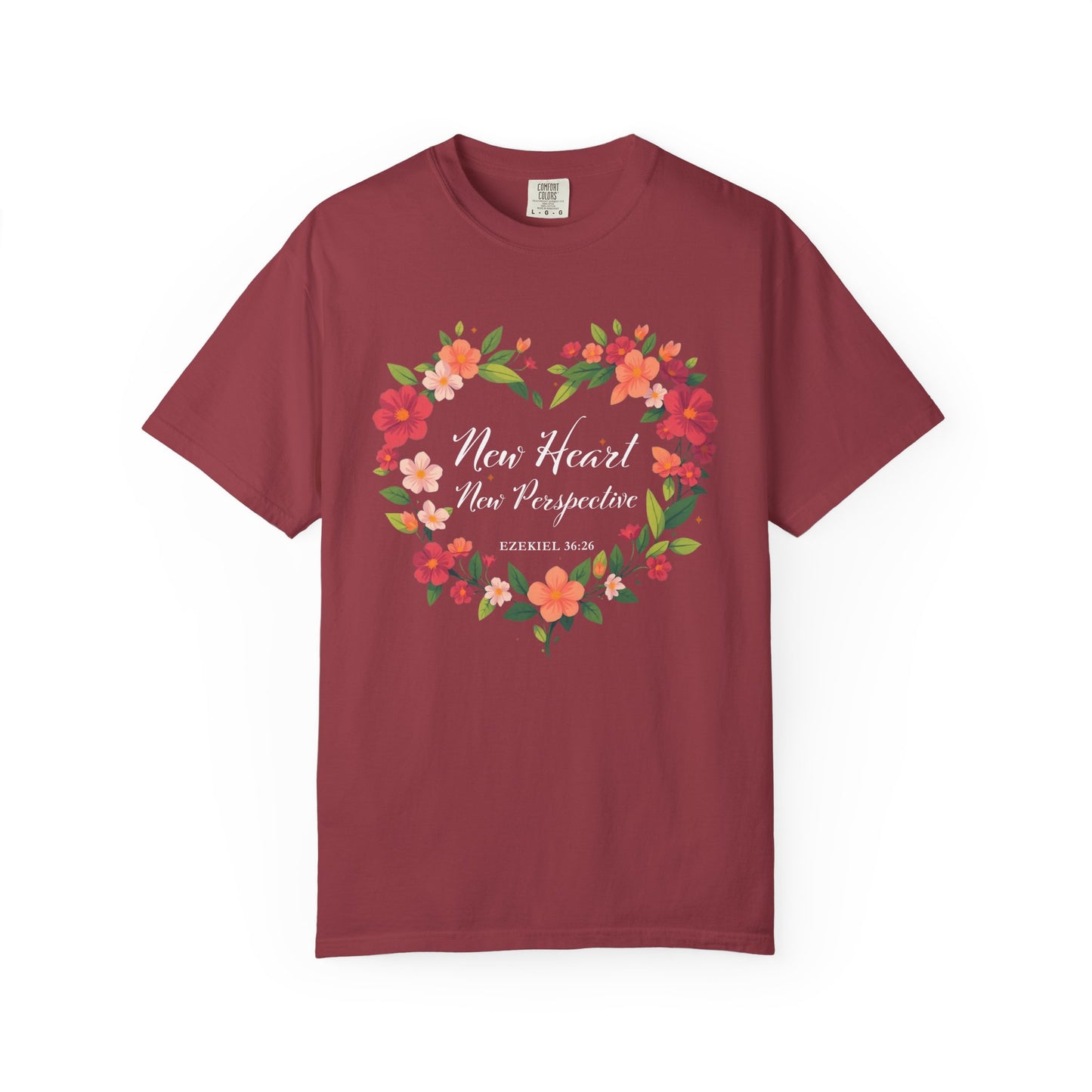 New Heart and New Perspective "Ezekiel 36:26" 100% Cotton T Shirt