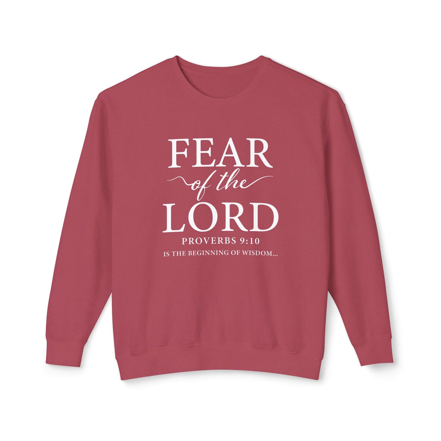 Fear Of The Lord 100% Cotton Sweatshirt
