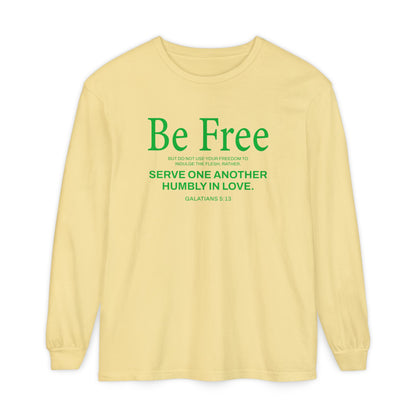 Be Free "Galatians 5:13" Green