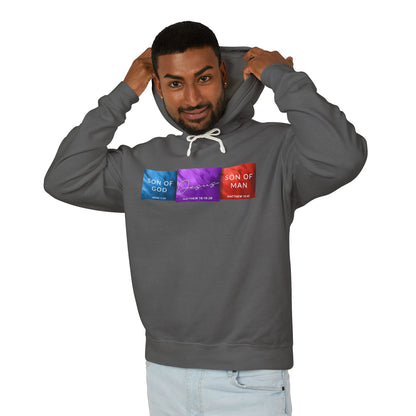 Son of Man Son of God Cotton T‑Shirt — Christian Faith Graphic  Hooded Sweatshirt