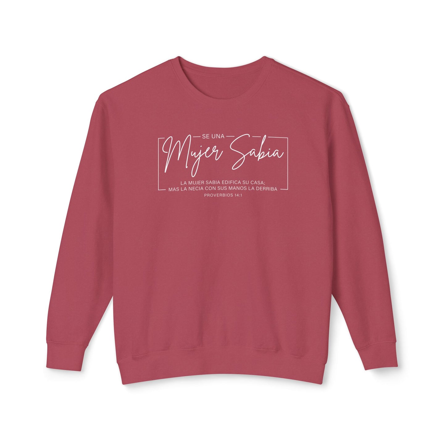Mujer Sabia Proverbios 14:1 T-Shirt — Spanish Wise Woman Bible Verse